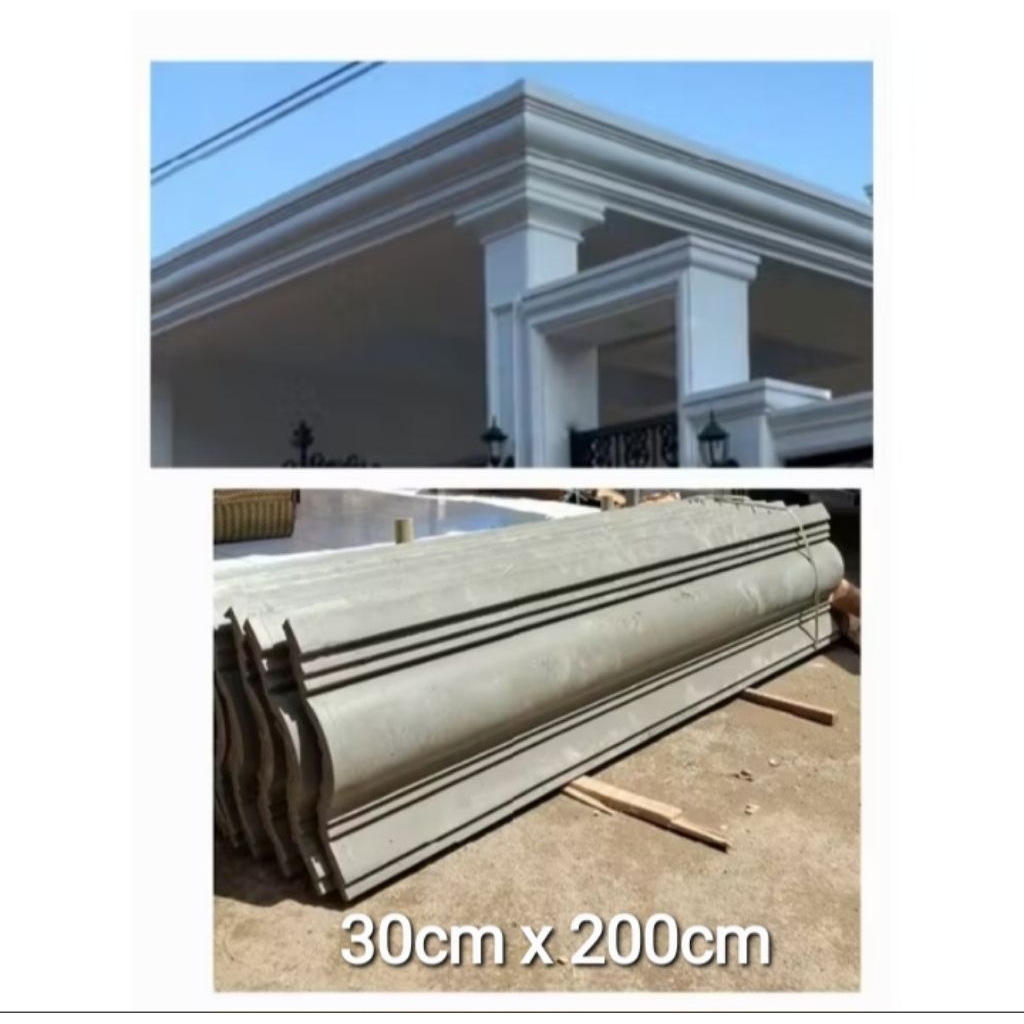 lisplang beton / listplang 30cmx200cm / lisplang beton minimalis / listplang beton / listplang minim