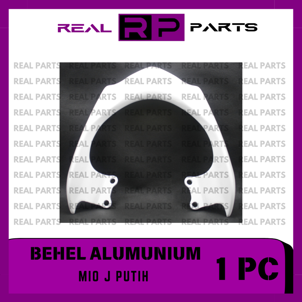 REAL-PARTSBEHEL-ALUMUNIUM/ALUMINIUM/PEGANGAN/TANGAN/BELAKANG/MOTOR/YAMAHA/MIO-J/PUTIH/GRADE-ORI