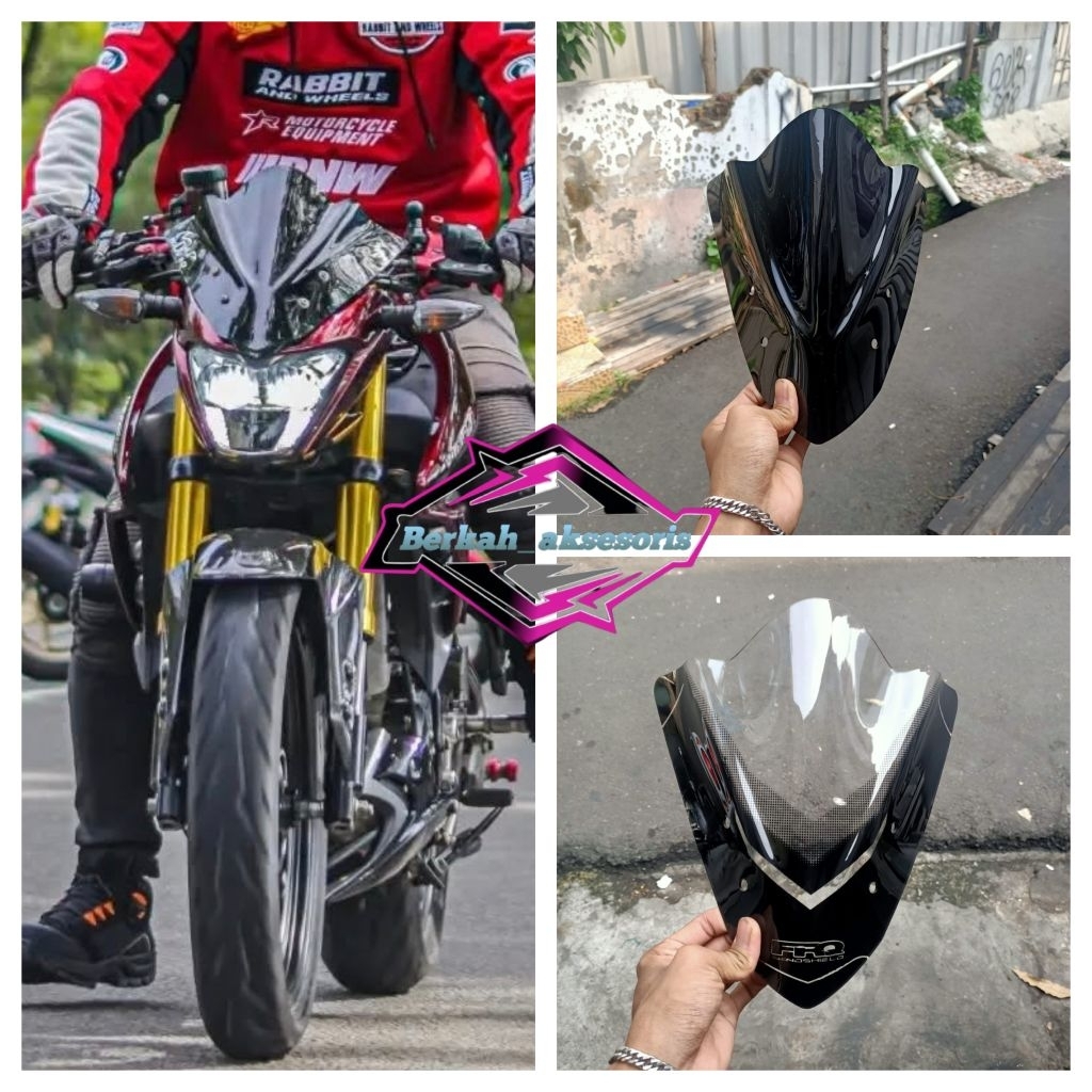 Visor Vixion R Model Jenong Windshield All New Vixion R 155 VVA