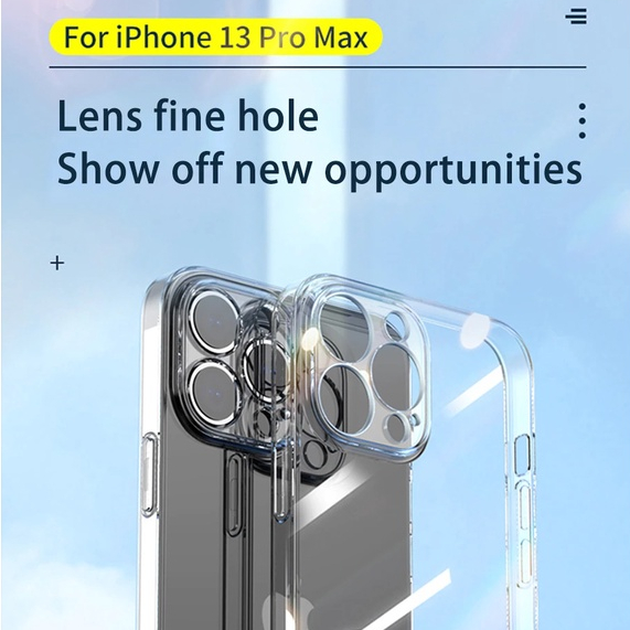 Case for iPhone 13 - 13 Pro - 13 Pro Max Case Softcase Clear HD Camera Protection Case Casing Hp iPh