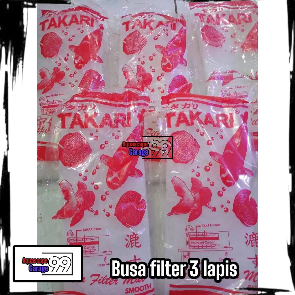 Busa Filter / kapas filter / busa / saringan / busa filter aquarium