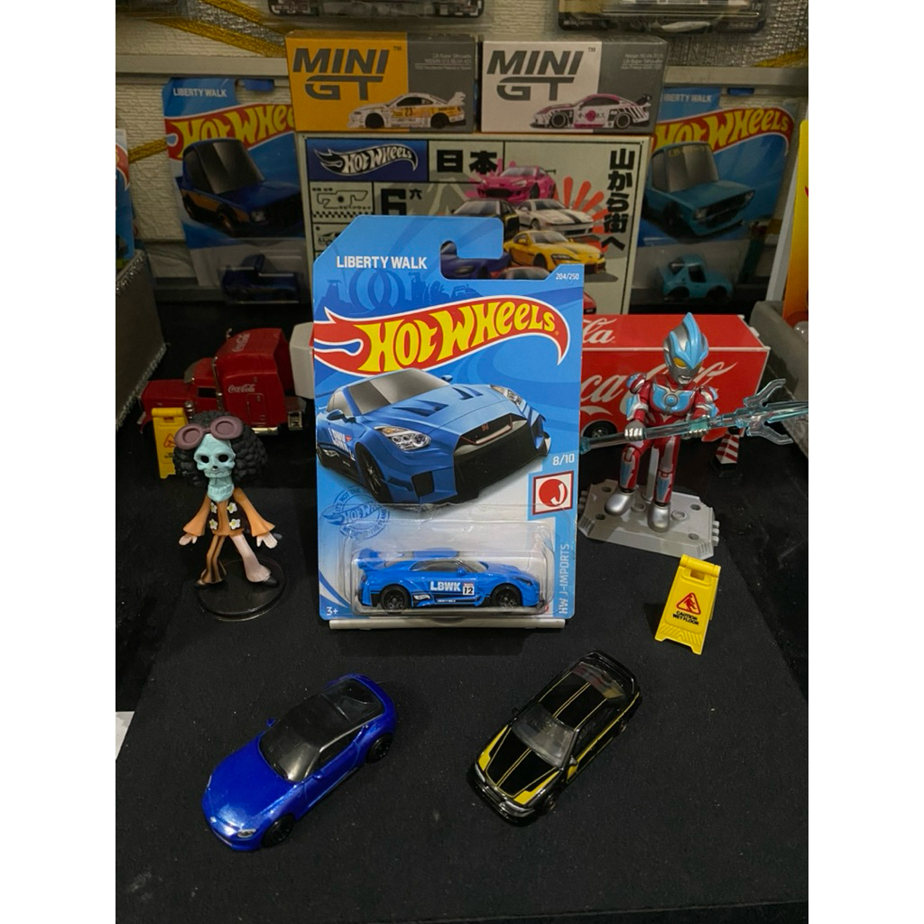 Hotwheels Liberty Walk Nissan Gt-R35 Blue