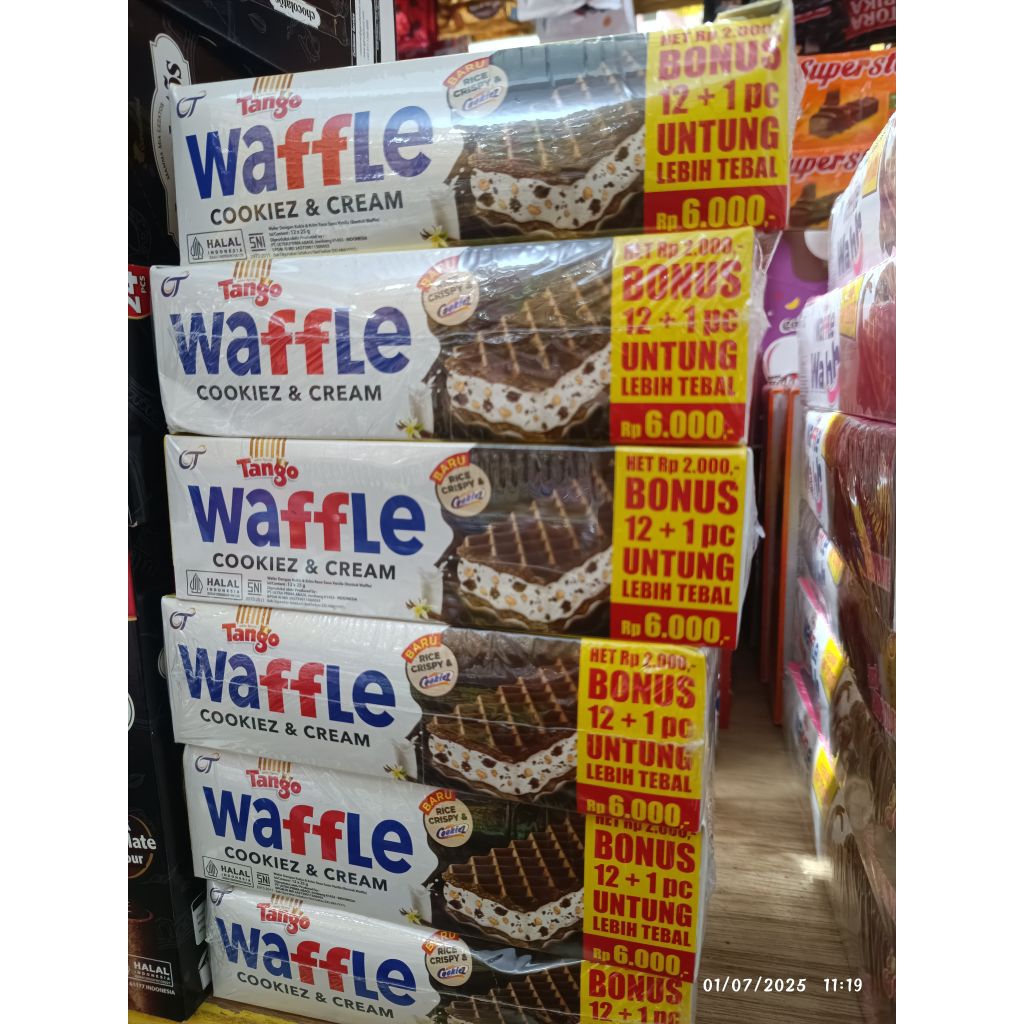 

Waffle Tango wafer isi 12 pcs