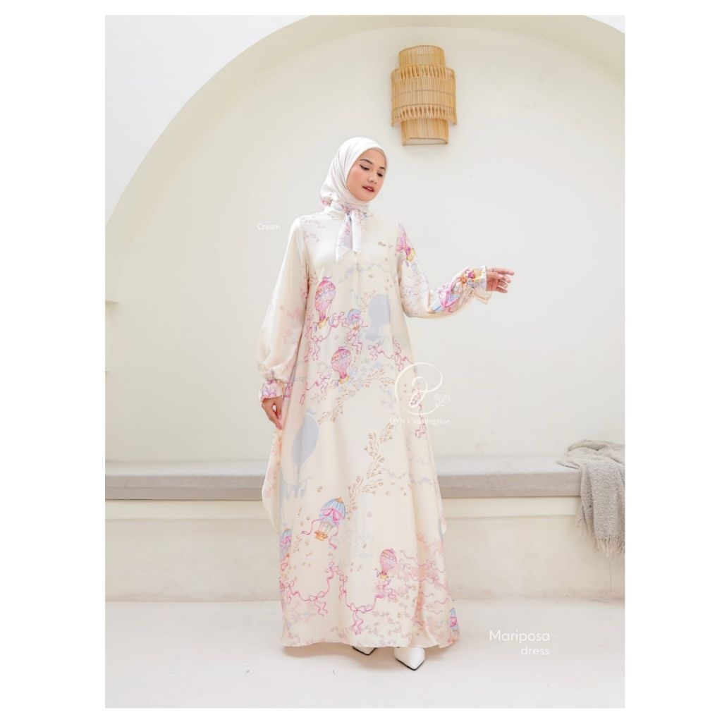 DYN MARIPOSA DRESS | Gamis kekinian | Gamis kondangan | Gamis elegan