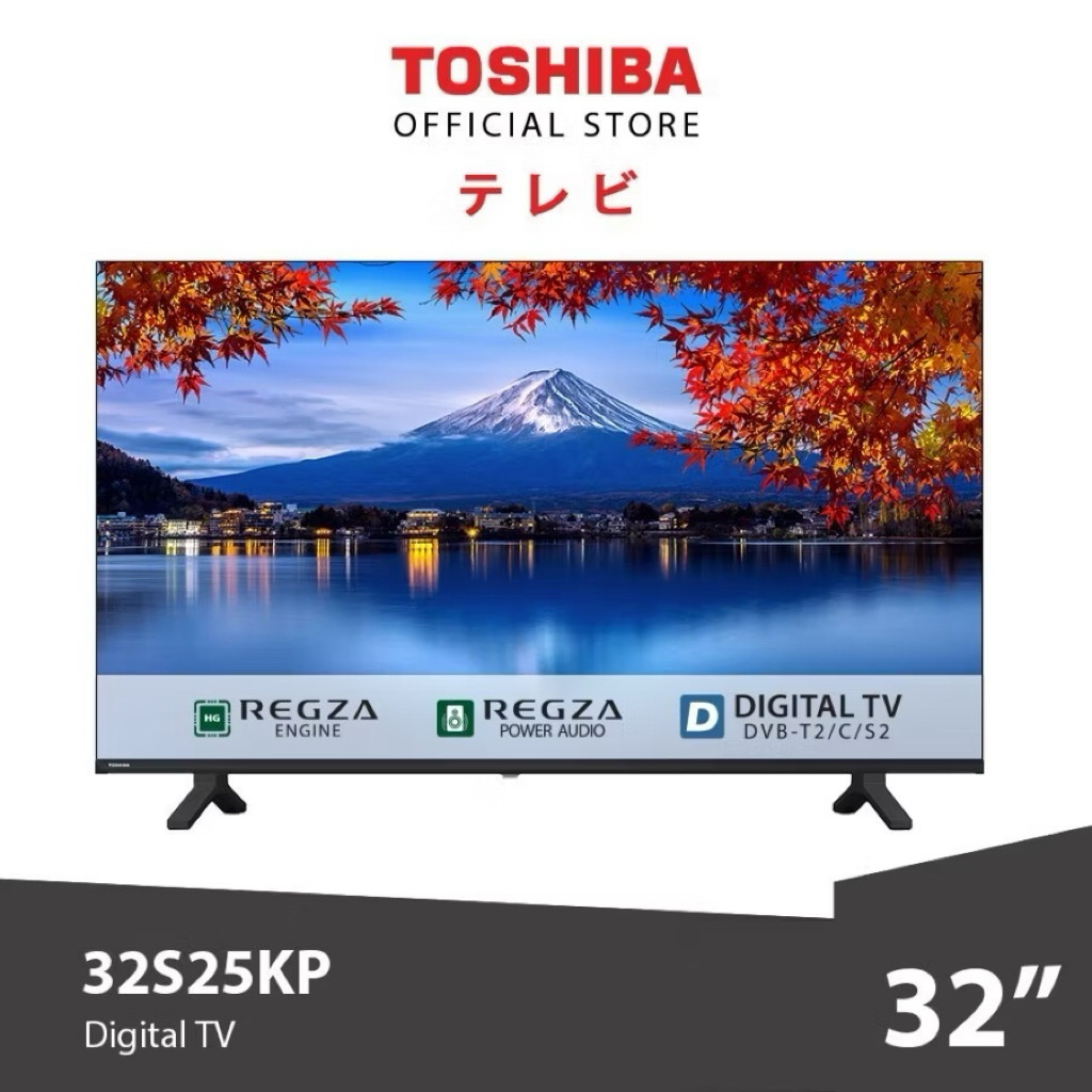 LED TV Toshiba 32S25KP 32” 32 inch [ Digital TV ]