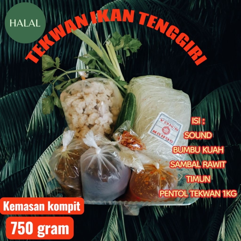 

TEKWAN KOMPLIT 750gram
