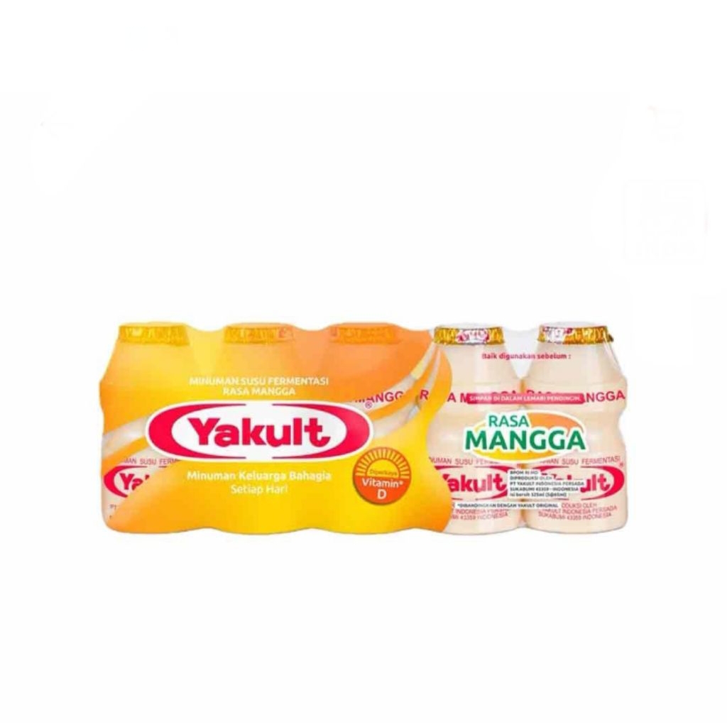 

Yakult minuman fermentasi mangga pack 5 x 65 ml