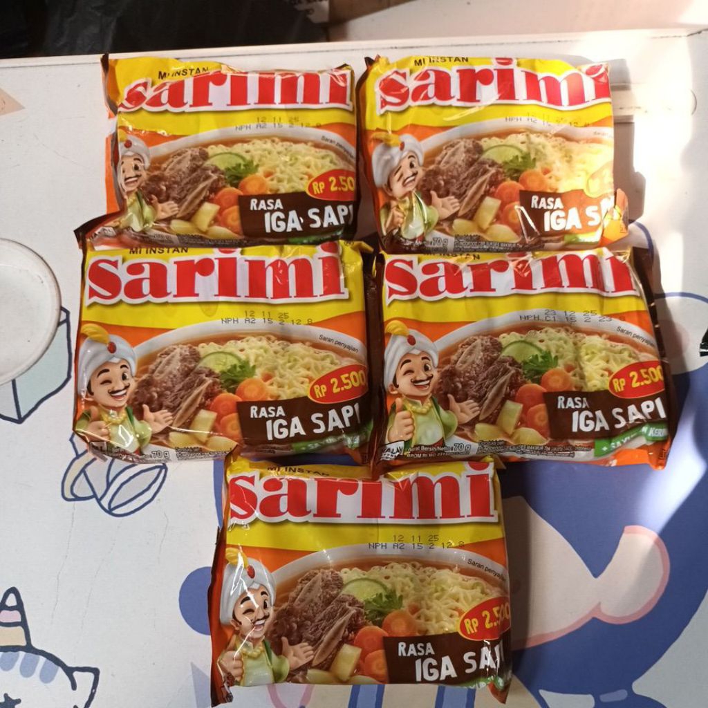 

5 PCS SARIMI IGA MIE INSTAN KUAH 70G