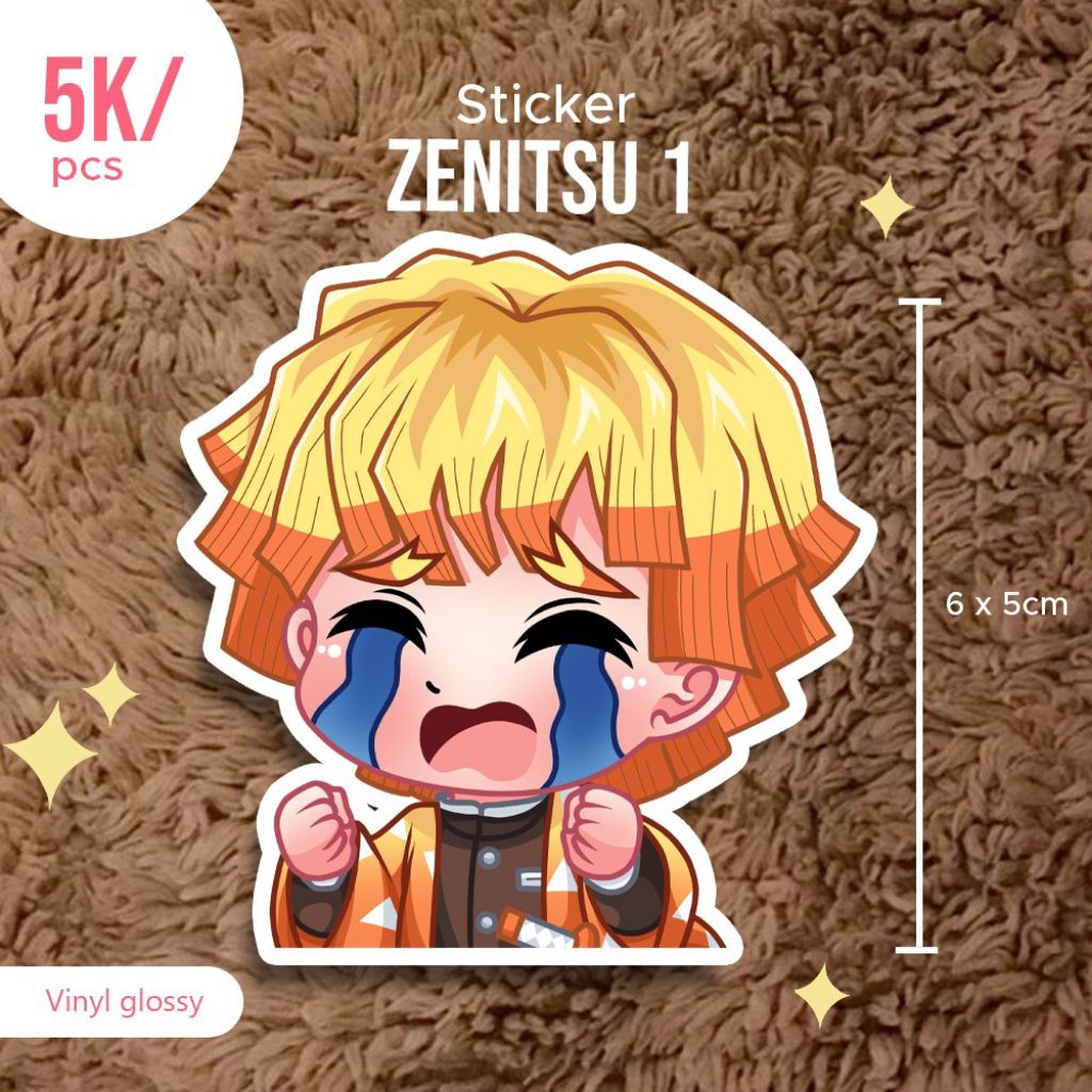 

Stiker zenitsu anime kimetsu no yaiba anti air