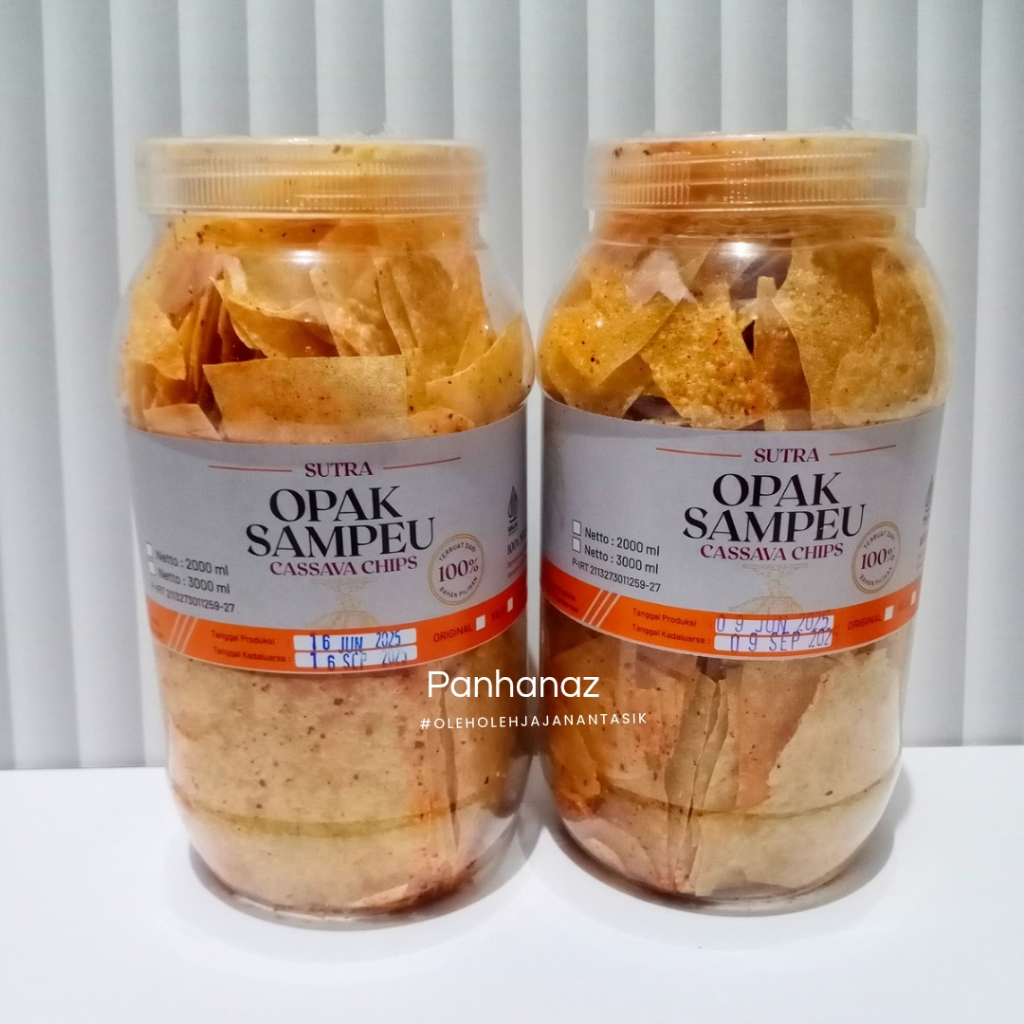 

Opak Sampeu Sutra Rasa Pedas - Opak Sampeu Sutra Casavana Chips Pedas 2000Ml