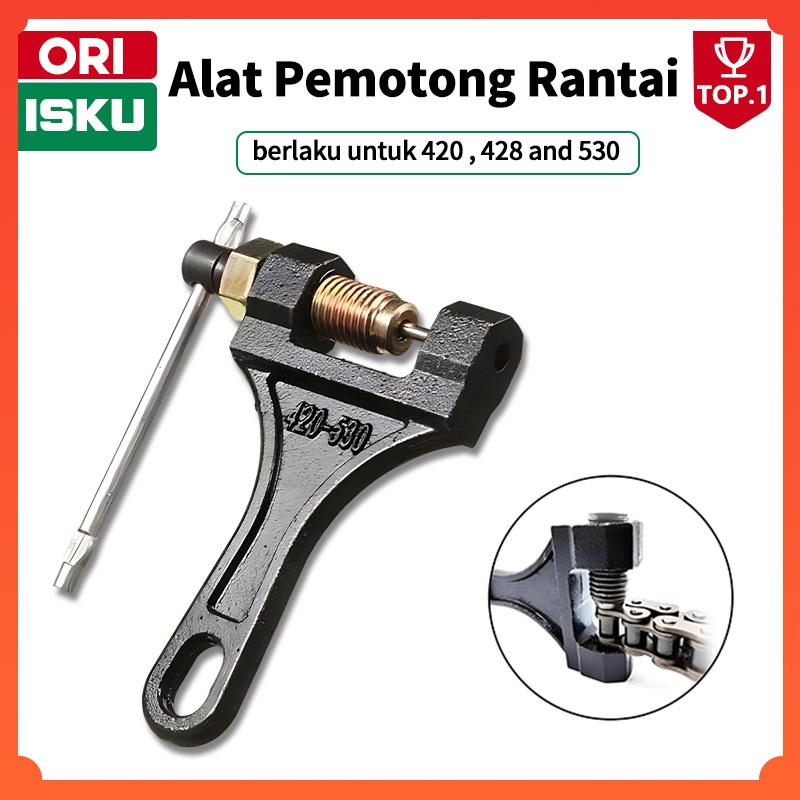 ISKU Pemotong Rantai Motor Sepeda Alat Potong Chain Breaker Treker Cutter Pemutus Rantai 420 428 530