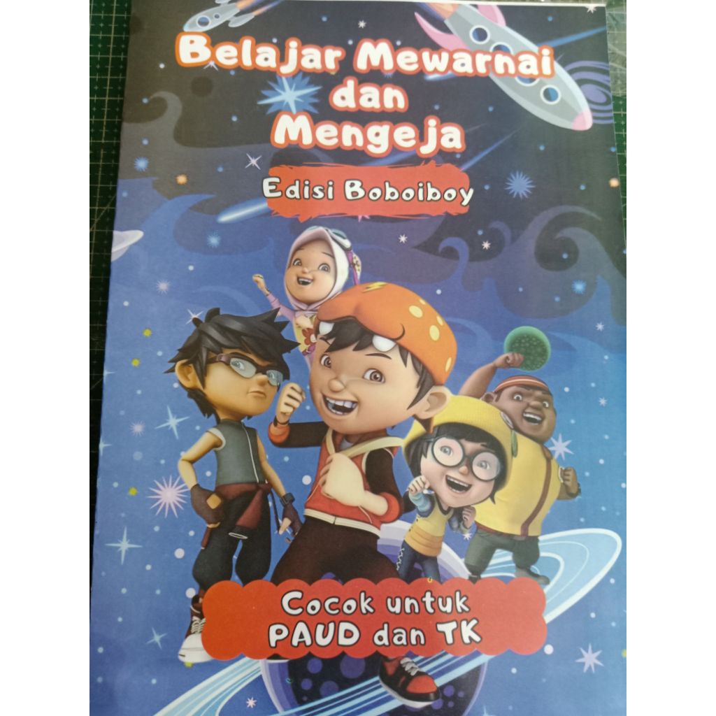 buku mewarnai edisi boboiboy
