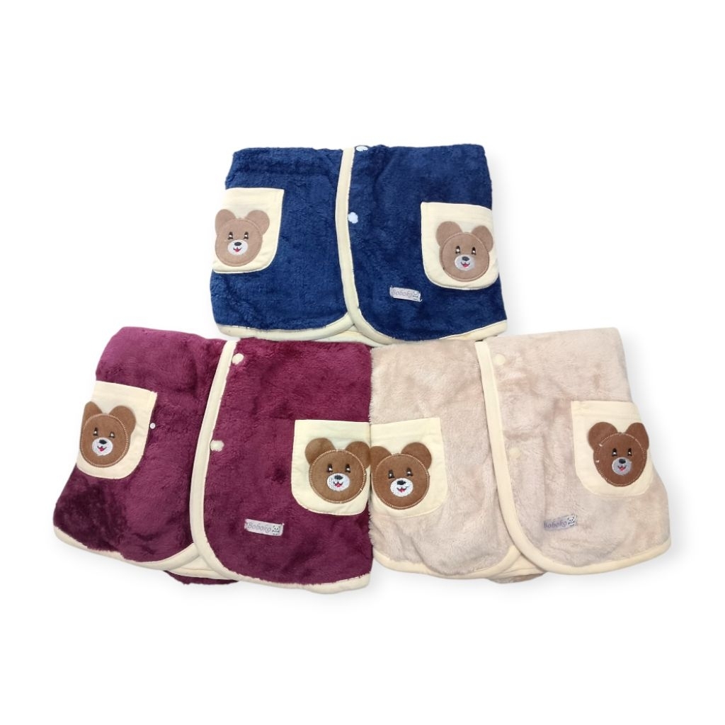 Boboko Selimut Bayi Cuddle Bludru.