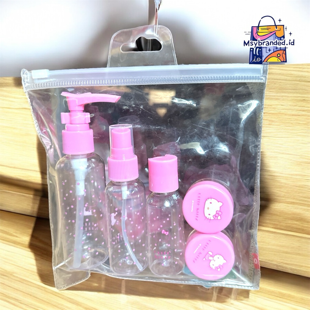 MINISO HELLO KITTY DIARY TRAVEL BOTTLE BOTOL TRAVELING