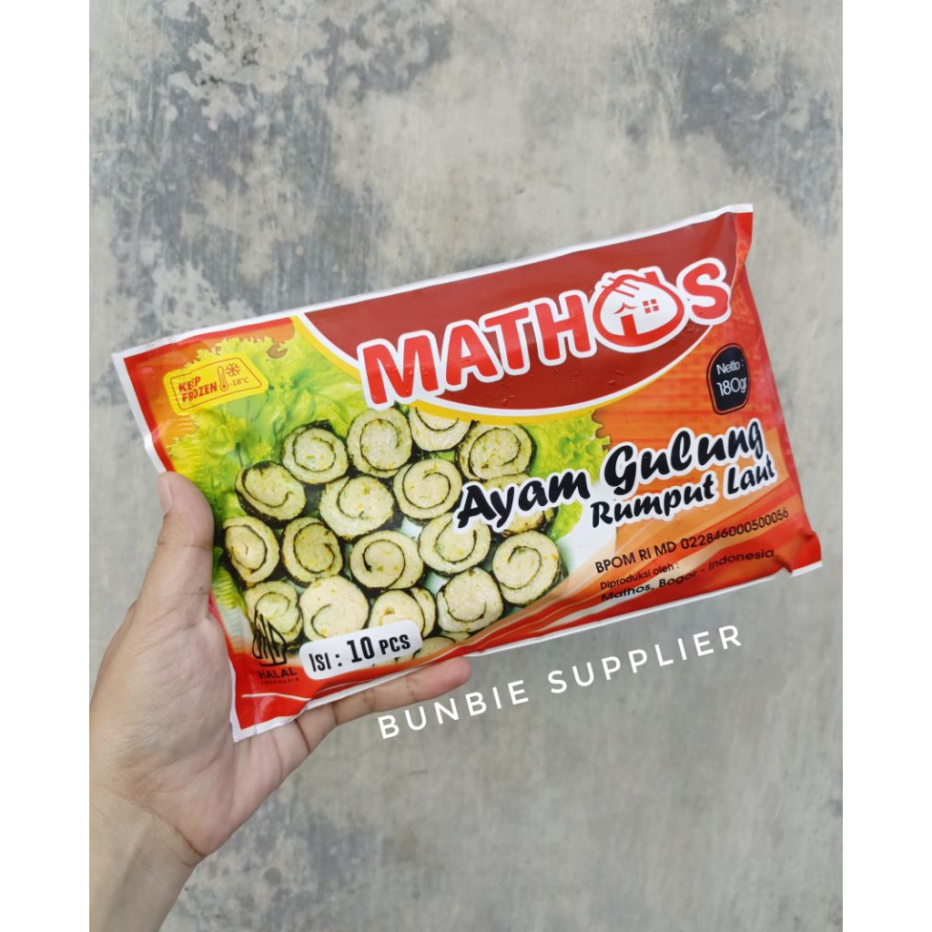 

MATHOS Ayam Gulung Rumput Laut Isi 10pcs Frozen