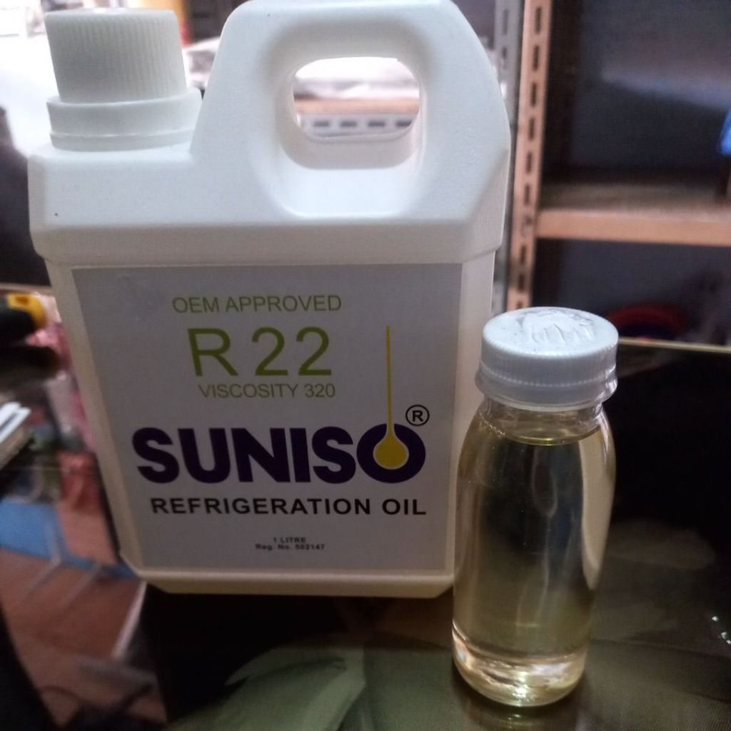 oli kompresor ac ecer suniso 100ml r22.untuk kompresor ac dg freon r22.