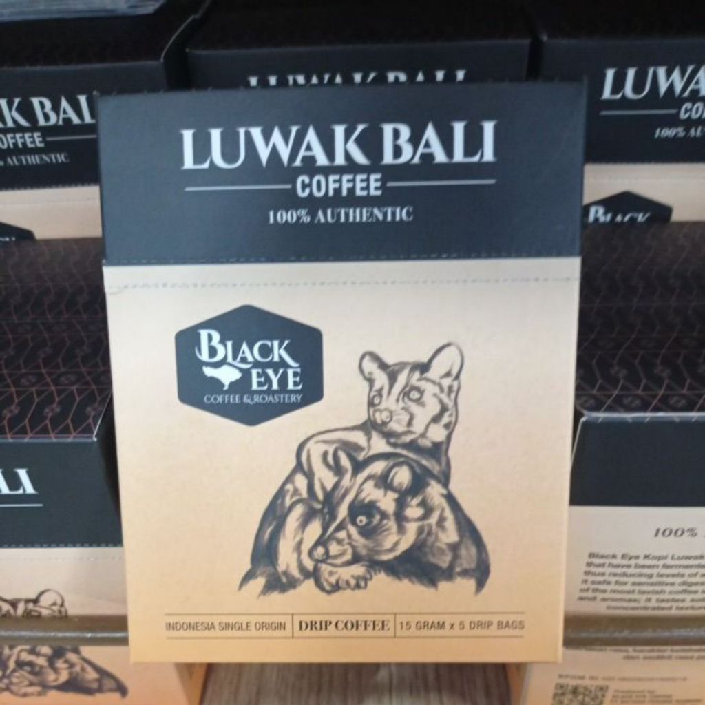 Kopi Luwak Bali Black Eye Drip Coffee. Kemasan Baru