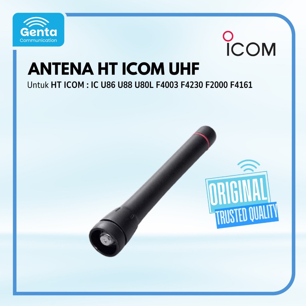 Antenna Antena HT Icom UHF 330-400Mhz IC U88 U80L F4003 F4230 ANTENA HT UHF ICOM BARU BAGUS TERMURAH