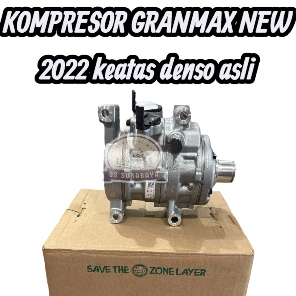 Kompresor Granmax New 2022 keatas DENSO ASLI ac mobil Daihatsu Gran max New Grandmax Compressor Ac m