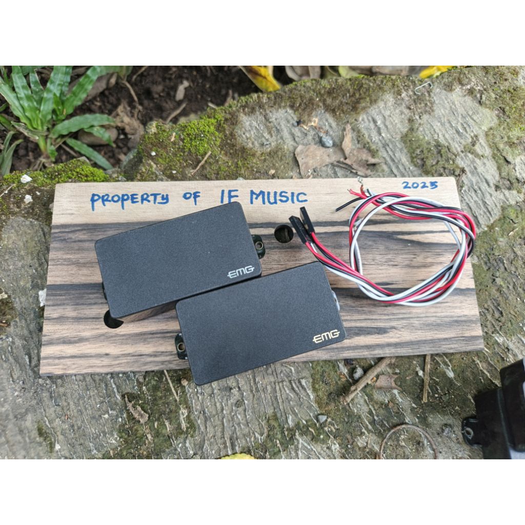Pickup Gitar EMG USA 81 85 Active Humbucker Set