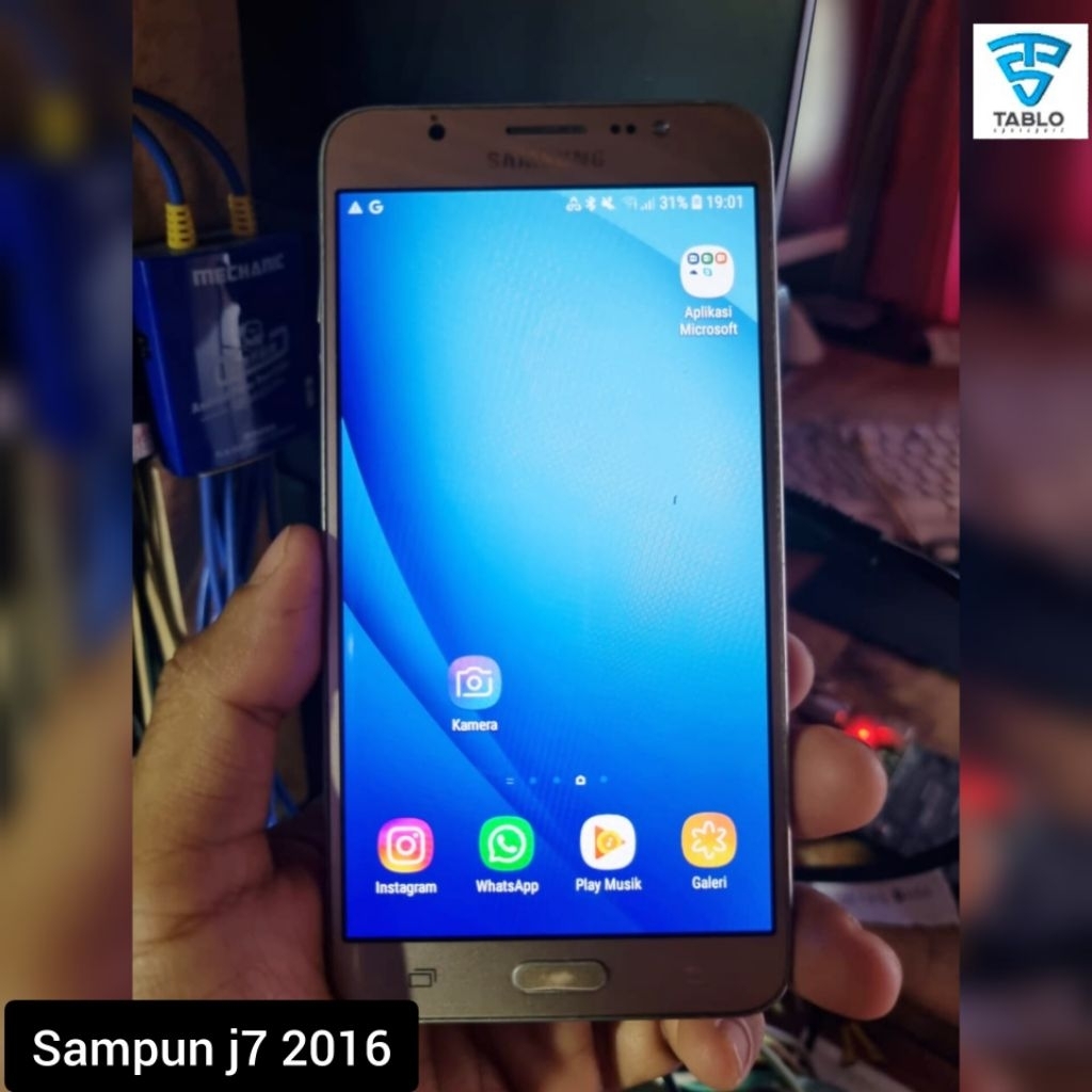 lcd touchscreen Samsung galaxy j7 2016 J710 gold original copotan hp