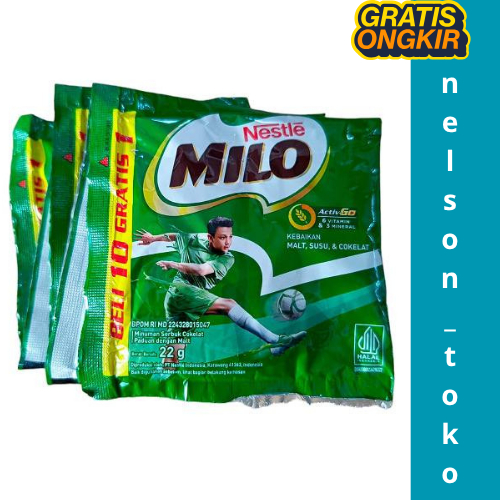 

READY 1 RENTENG 10 SASET MILO NESTLE MILLO SUSU BUBUK COKLAT / Es Coklat Milo