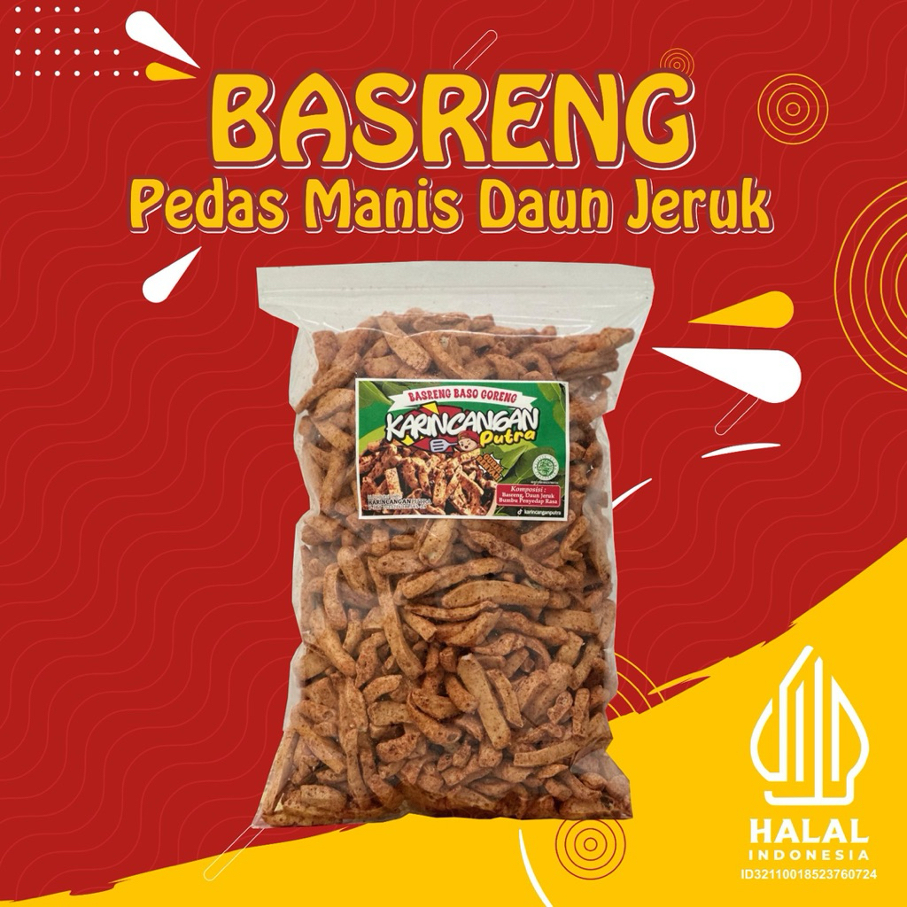 

Basreng Pedas Manis Daun Jeruk 1 Kg