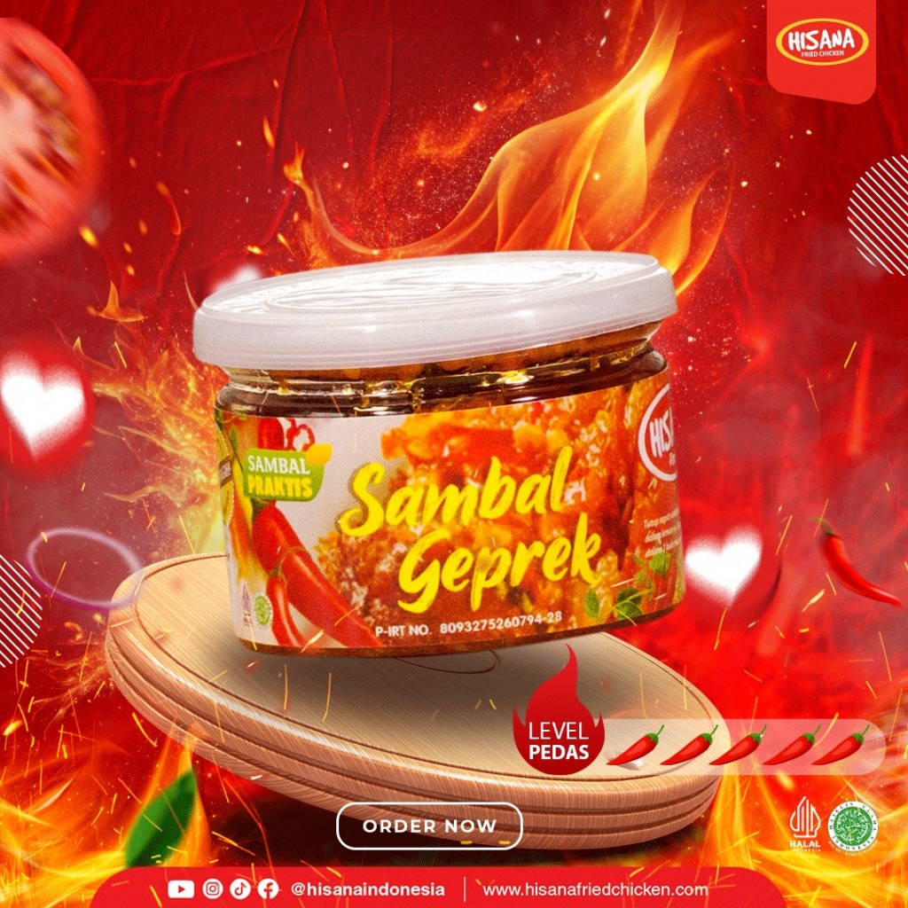 

Sambal Hisana Pet Can 120gr Tradisional Instan Siap Saji untuk Travelling
