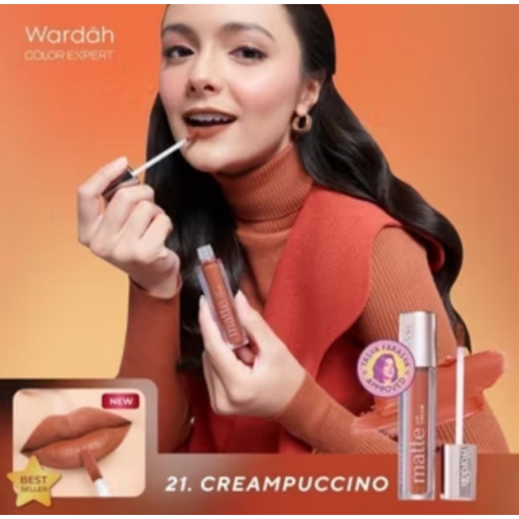 WARDAH Matte Lip Cream-tahan lama