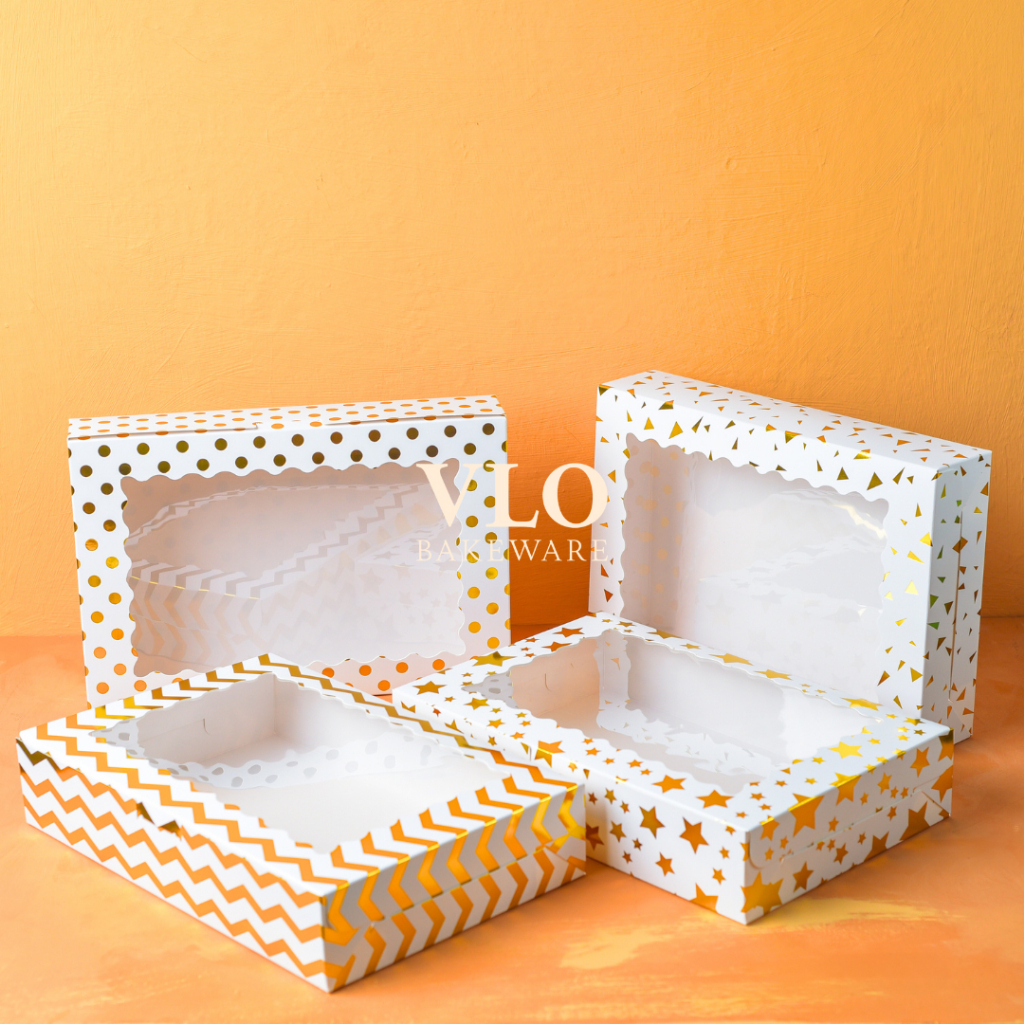 

[1 SET ISI 10 PCS] Kotak kue | kotak pudding | box kue hampers lebaran imlek cny natal premium