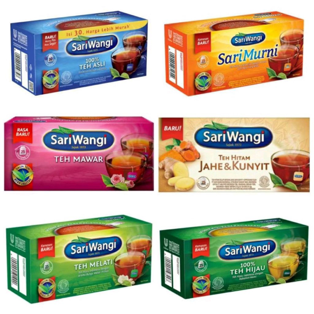 

(BISA COD) SARIWANGI TEH CELUP ISI 25 S