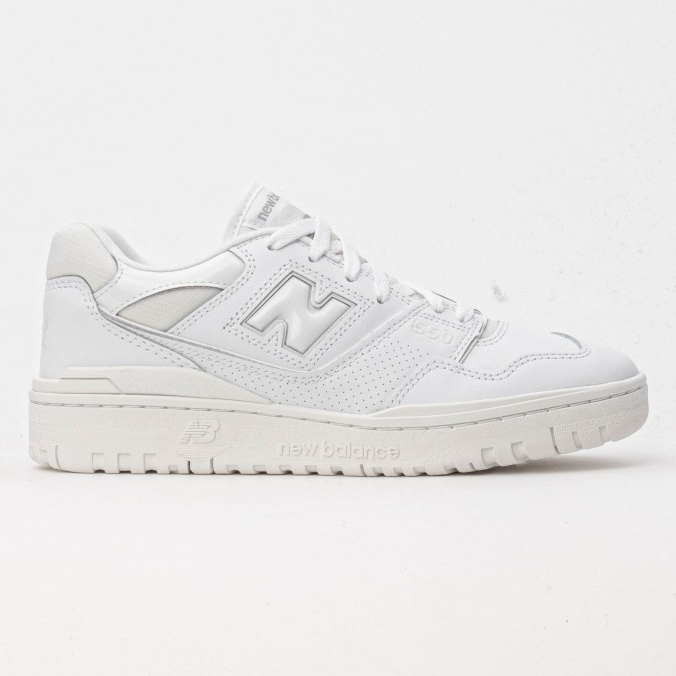 NEW BALANCE 550 Triple White Patent BBW550EC ORIGINAL 100%