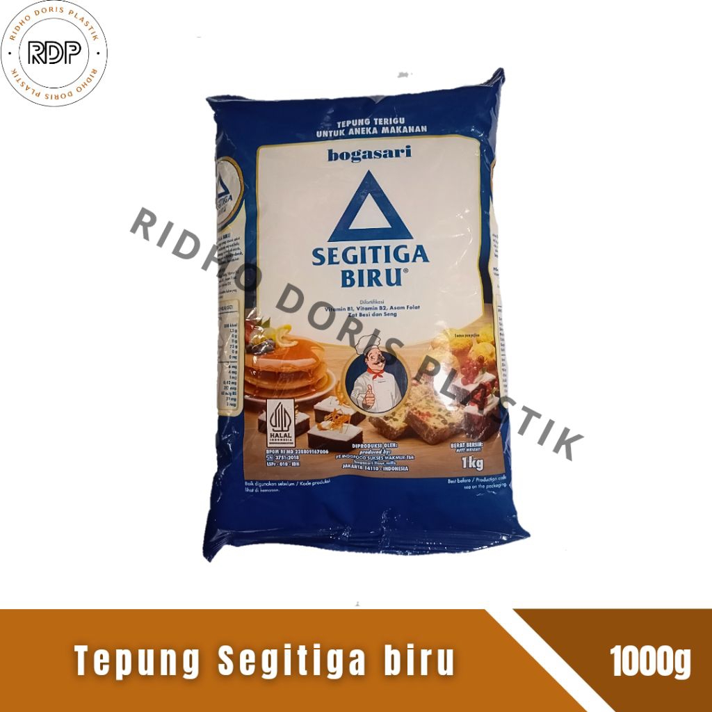 

Tepung Segitiga Biru kemasan 1 kg
