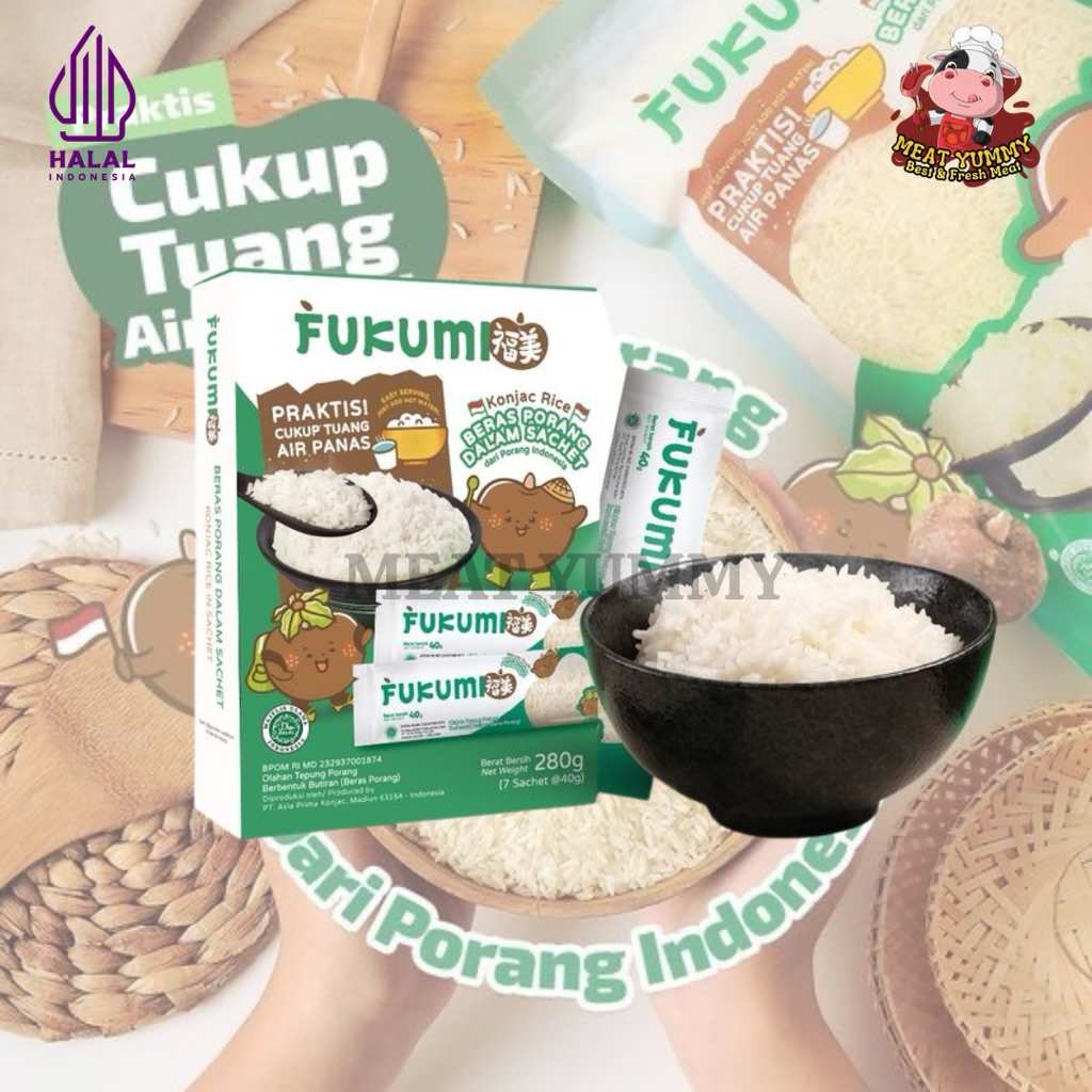 

Fukumi Beras Porang Sachet 40gram