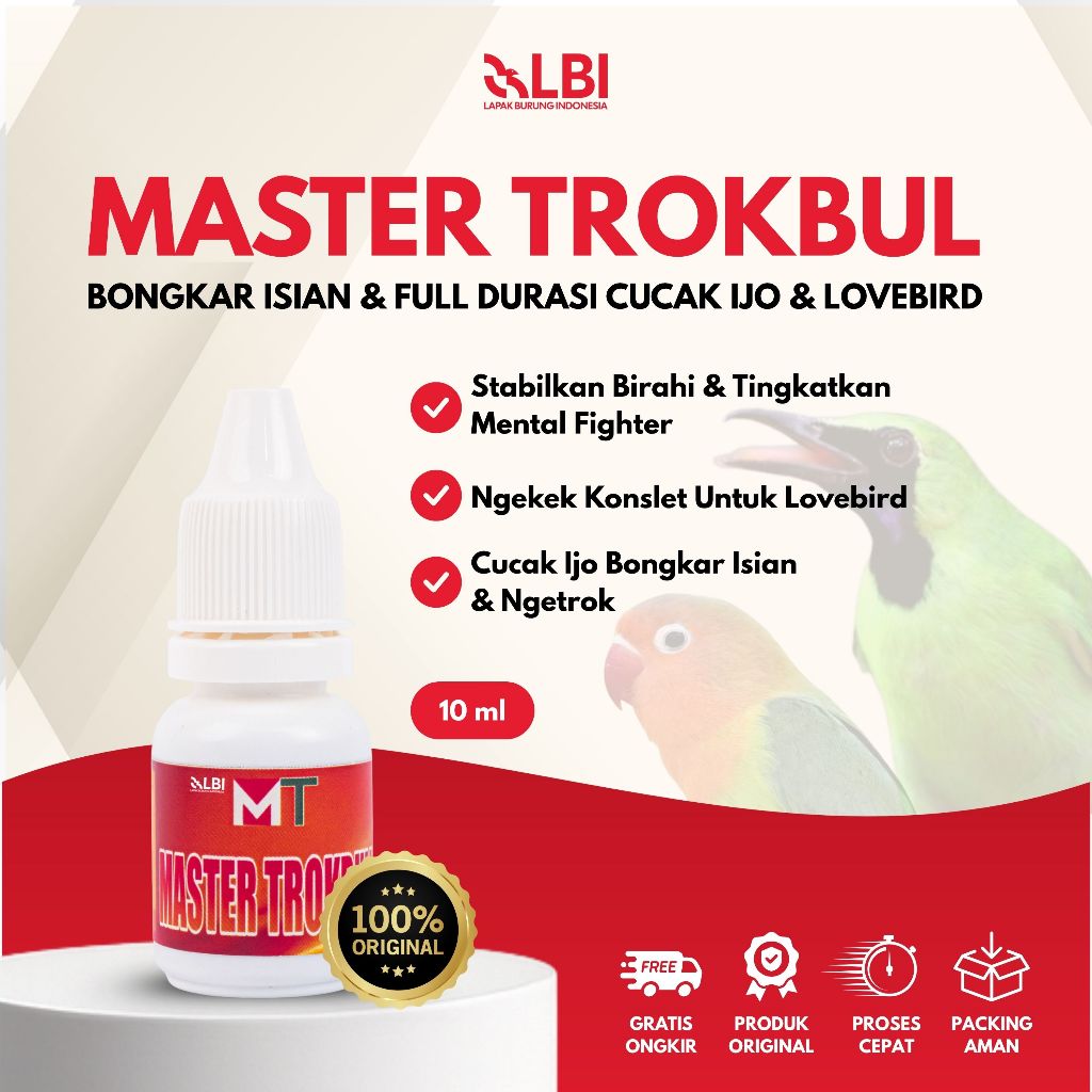 LBI - Master Trokbul untuk Cucak Hijau dan Love Bird