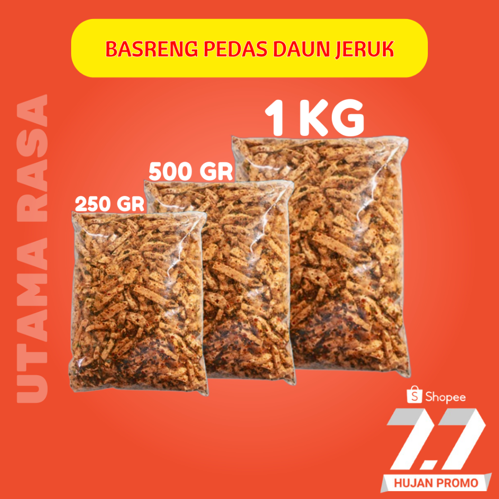 

Basreng Viral Pedas Daun Jeruk 1KG | Basreng Stik | Bakso Goreng Bumbu Melimpah | Basreng Sultan