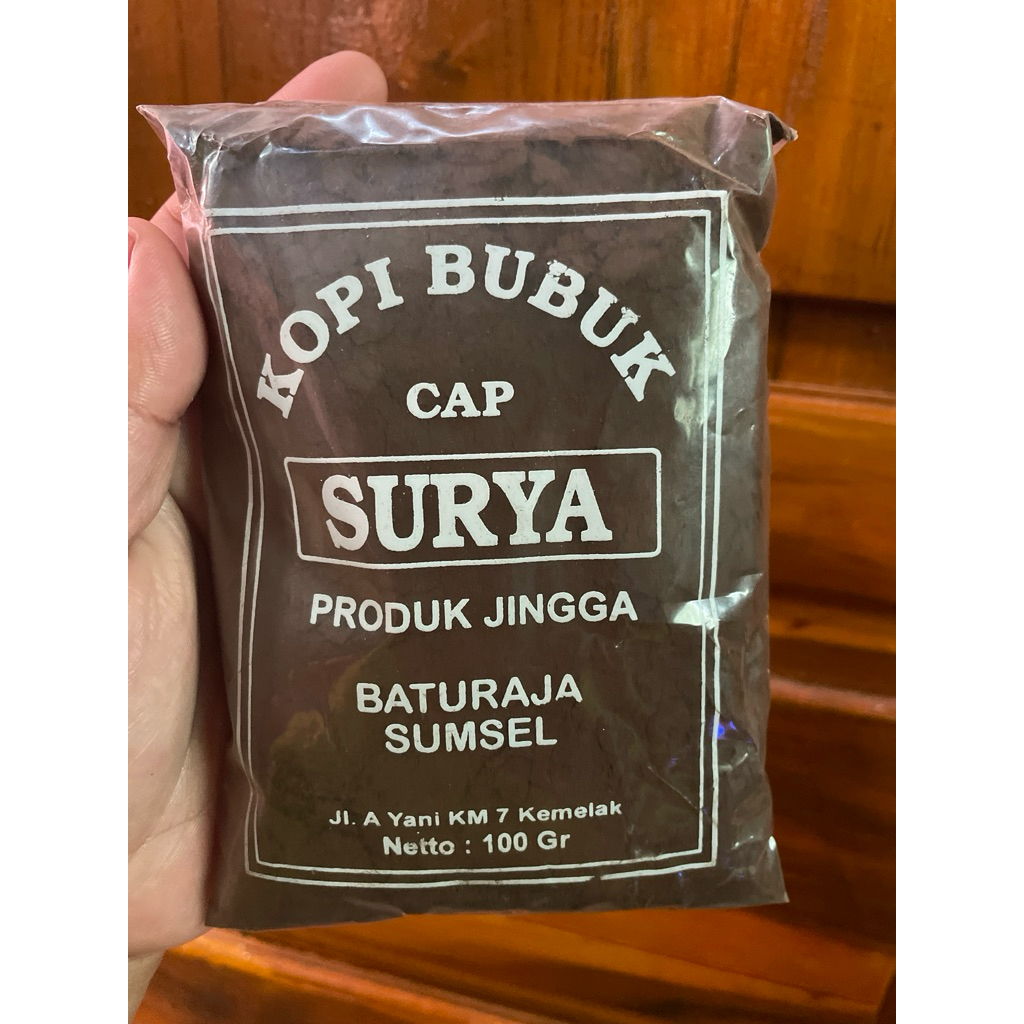 

KOPI BUBUK CAP SURYA PRODUK JINGGA
