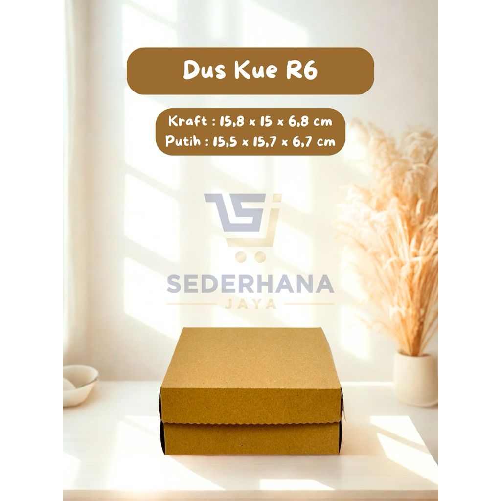 

Kotak Dus Snack Kue Box Nasi Kraft R6