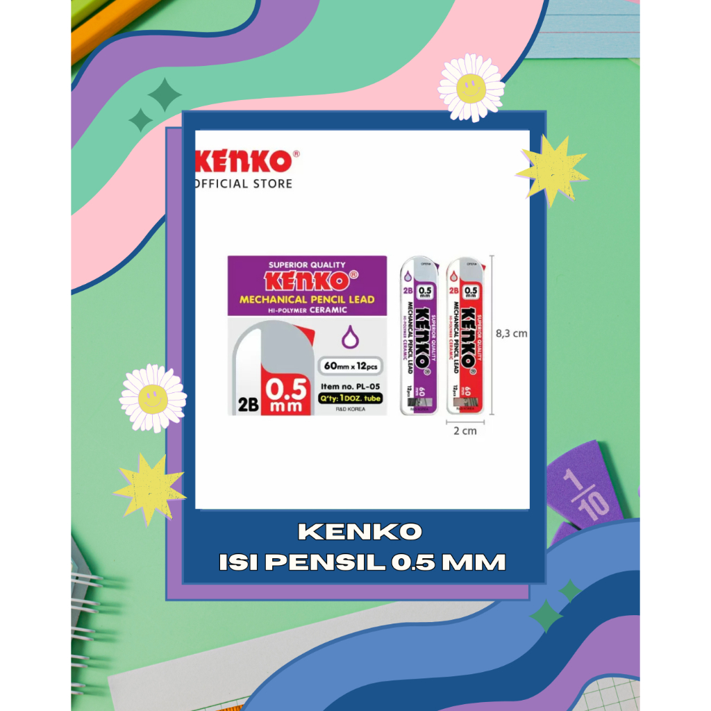 

KENKO ISI PENSIL 2B 0.5MM