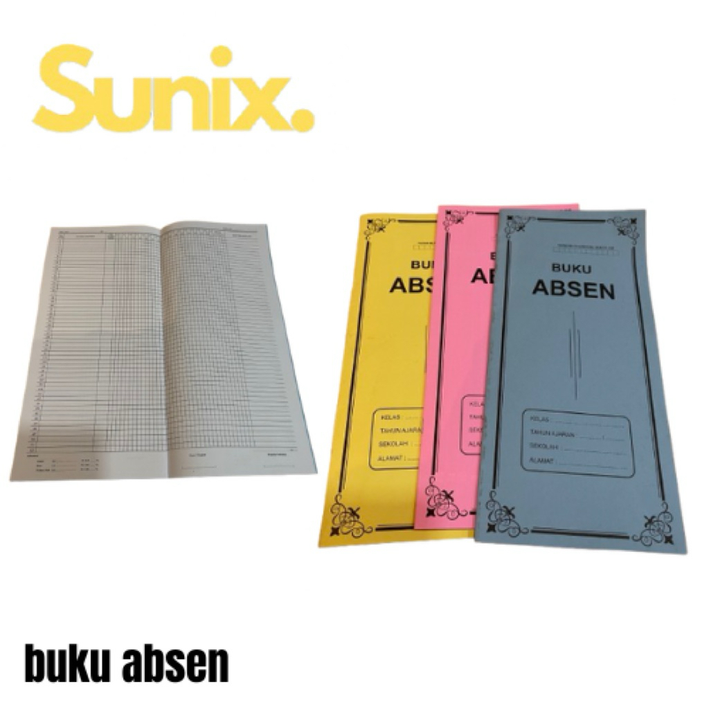 

buku absen isi 1 pak isi 50 pcs