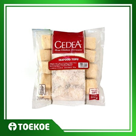 

TOEKOE Seafood Tofu Premium Cedea 500gr Frozen Food