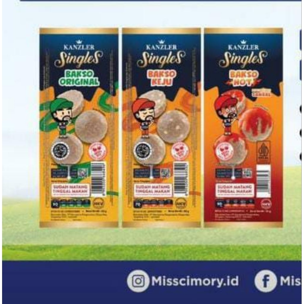 

Sosis Singles dan Bakso Kanzler SIAP MAKAN perbiji (60gr)