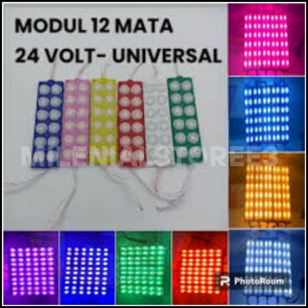 LAMPU KOLONG MODUL LED 12 MATA DAN 24 VOLT TERMURAH TERLARIS