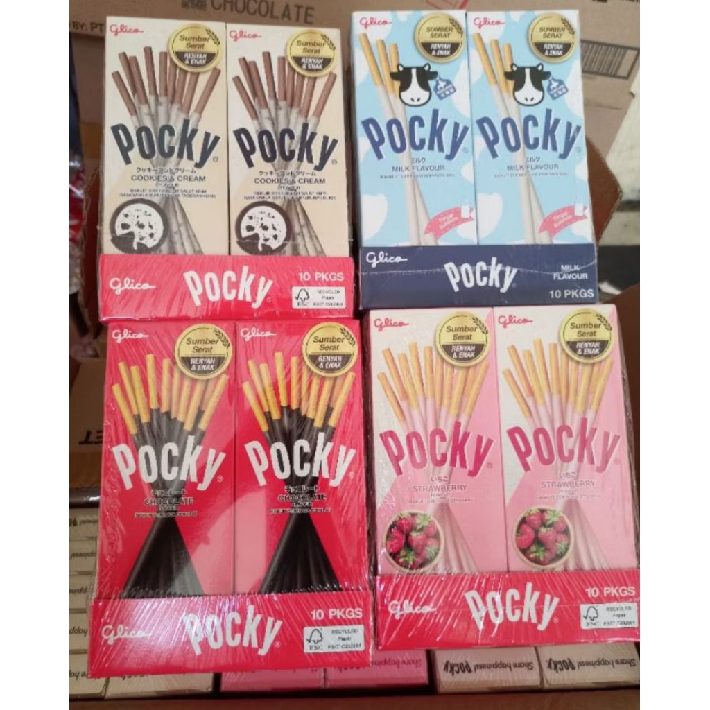 

Glico Pocky Mini Kemasan Pack isi 10 pcs untung dijual lagi
