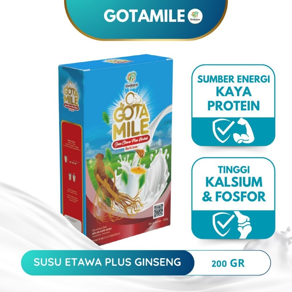 

Gotamile – Susu Kambing | Penambah Stamina, Hormon Seimbang, Fertilitas 200 gram