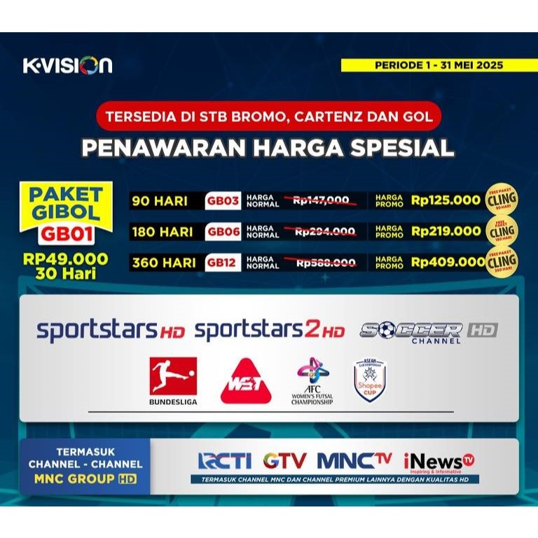 Receiver Dekoder Paket TV Untuk Bromo Cartenz Kvision Lgsat Optus Visionku Gardiner K Vision Paket F