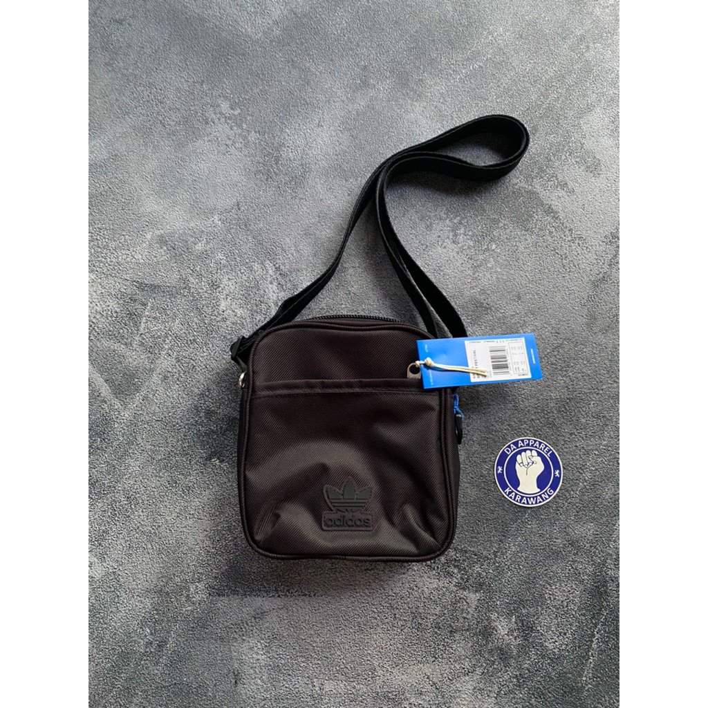 Ready stok Adidas Slingbag Black Original 100%