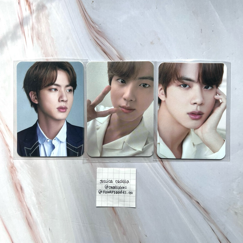 BTS JIN DICON OFFICIAL PC PHOTO CARD
