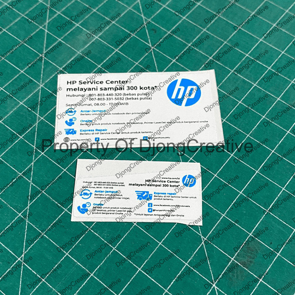 

Stiker HP Service Center