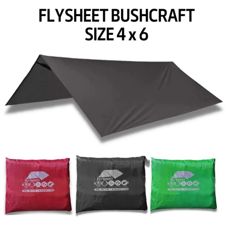 Consina - Flysheet 4x6 Waterproof / terpal tenda 4x6 19 loop